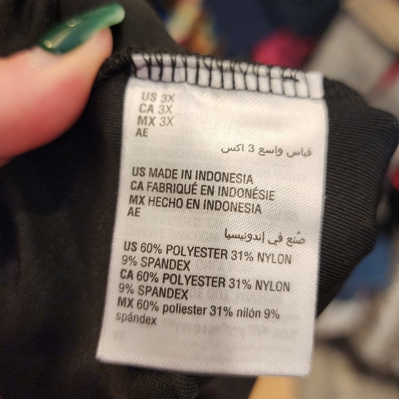 NWT Alfani Velvet Black Wideleg Pull On Stretchy Pants Womens Size 3X - Picture 7 of 14